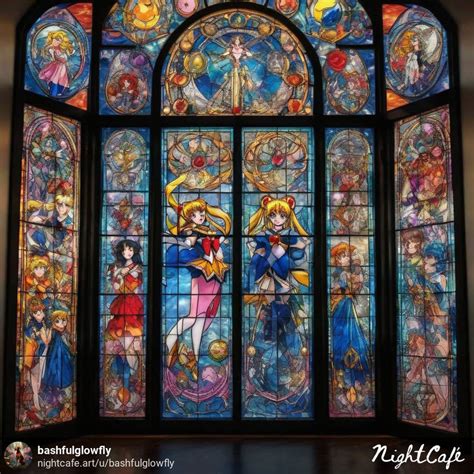 Stained Glass Sailor Moon 6 By Bashfulglowfly On Deviantart