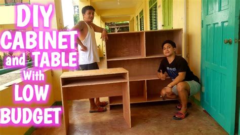 How To Make Cabinet And Table With Low Budget Paano Gumawa Ng Cabinet