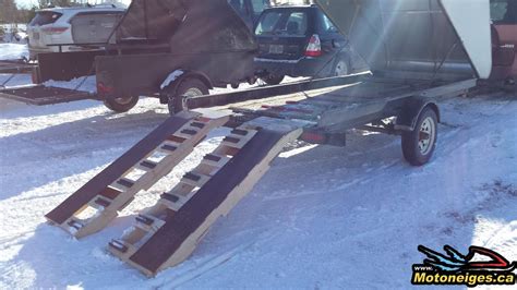 How To Make A Snowmobile Ramp Magazine Motoneigesca