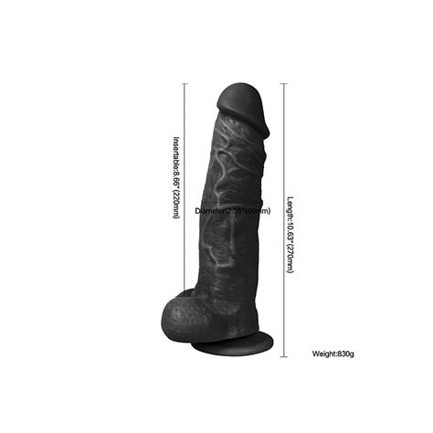 Giant King Kalın Penis Et Dokusu Zenci Süper Realistik 27 CM