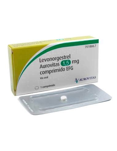 Levonorgestrel Aurovitas Efg Mg Comprimido Ib Ez Farmacia