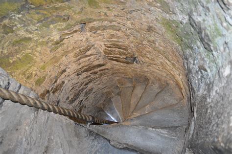 Stairs At The Blarney Castle Kiss The Blarney Stone In County Cork