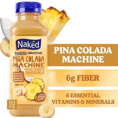Naked Juice Pi A Colada Flavored Fruit Smoothie Blend Fl Oz