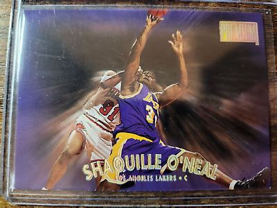 1997 98 Skybox Premium Shaquille O Neal 116 Los Angeles Lakers HOF MVP