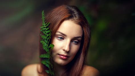 Sfondi Donne Viso Ritratto Profondit Di Campo Occhi Blu