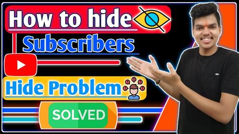 How To Hide Your Youtube Subscriber Count How To Hide Subscriber