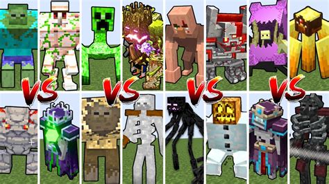 DUNGEONS MOBS Vs MUTANT CREATURES TOURNAMENT Minecraft Mob Battle