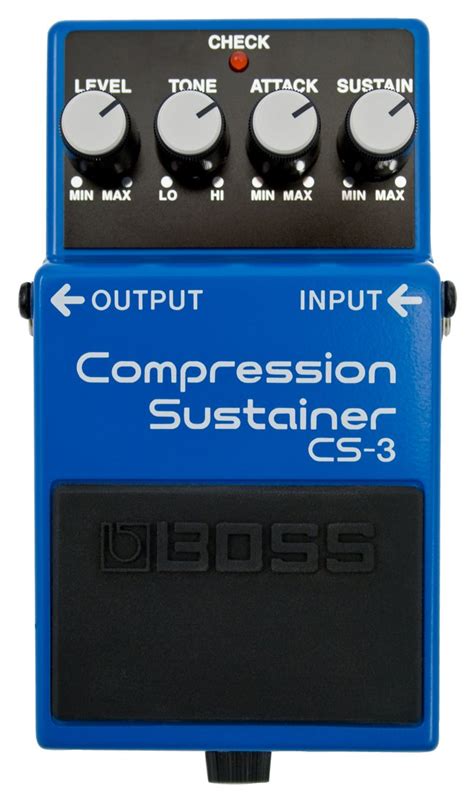 Boss Guitar Pedal Cs Compression Sustainer Rainbow Guitars