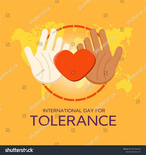 Multicultural Tolerance Concept International Day Tolerance Stock