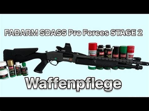 Waffenpflege Fabarm Sdass Pro Forces Stage How To Clean Fabarm