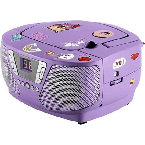 Bigben Interactive Cd Unicornstick Fm Cd Audio Led Num Rique