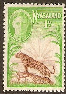 Stamps of Nyasaland: Symbol of the Protectorate (1947) - Philatelic ...