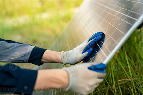 Solar Panels Installation Concept 23275262 Stock Photo at Vecteezy