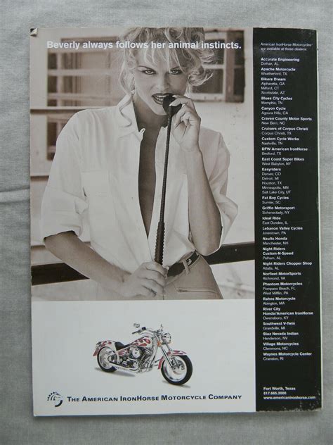 Easyriders MAGAZINE February 2000 W Pullout Centerfold Of Topless Brunette EBay