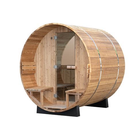 MO 2118 Sauna ogrodowa BECZKA 180CM X Ø 210CM Mazur SPA