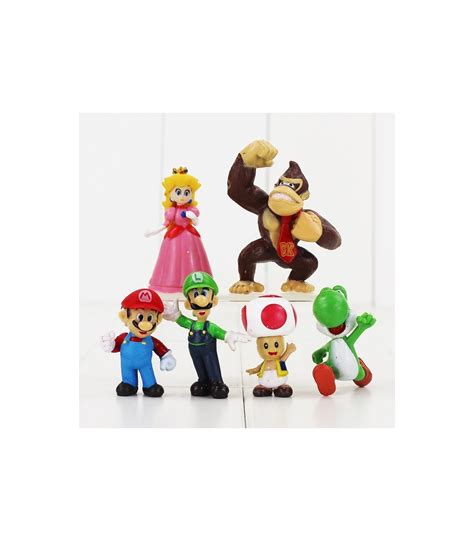 Compra Ya Tu 6 Figuras Super Mario Bros Mario Luigi Yoshi King Kong