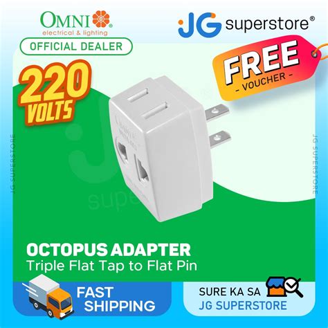 Omni Octopus Adapter A V Triple Flat Tap To Flat Pin For