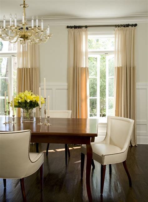 Dining Rooms Curtains Role In Interior Decoration Dining Room