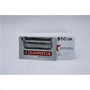 Visa, Chipotle, And More Gift Cards, 8 Pieces | Property Room