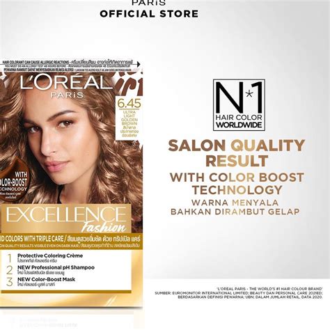 Jual Ready Stock L Oreal Paris Excellence Fashion Ultra Light Hair