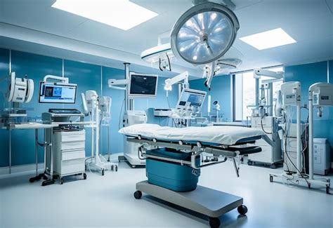 Premium AI Image | Photo of Modern equipment in operating room of the ...