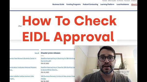 How To Check Eidl Approval And Eidl Repayment Ability Youtube