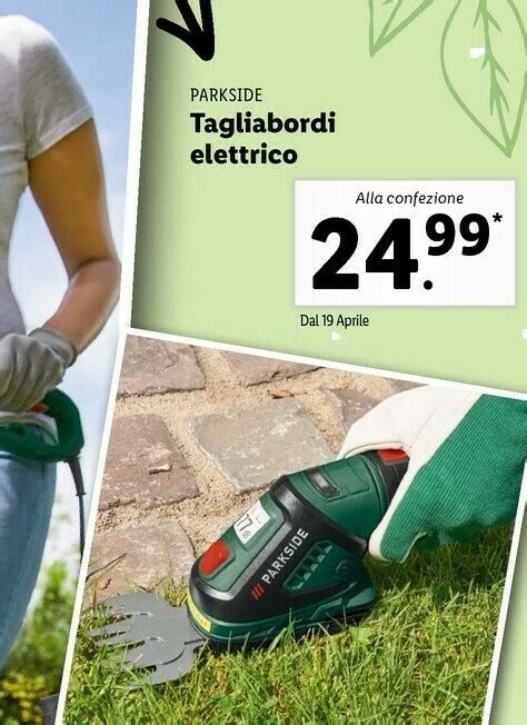 Parkside Tagliabordi Elettrico Offerta Di Lidl