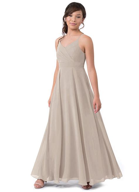 Frost Azazie Avelina JBD Junior Bridesmaid Dresses Azazie