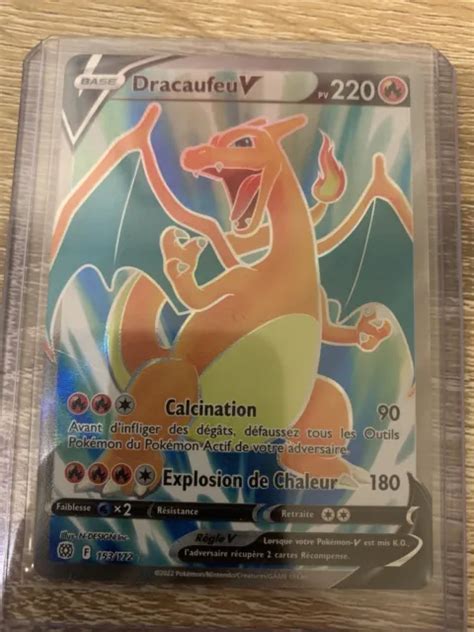 CARTE POKEMON DRACAUFEU V FULL ART 153 172 Stars Étincelantes FR