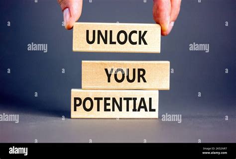 Unlock Your Potential Symbol Concept Words Unlock Your Potential On