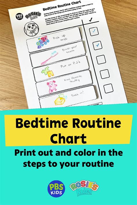 Bedtime Routine Chart, Daniel Tiger, Pbs Kids, Keep Track, Coloring ...