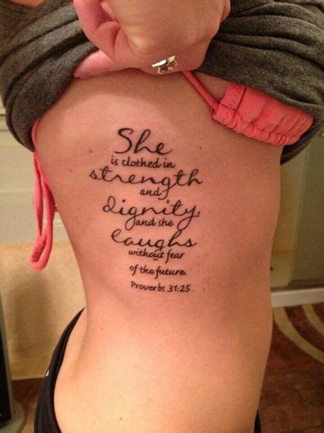 Rib Bible Verse Tattoos For Girls Girl Rib Tattoos Side Tattoos