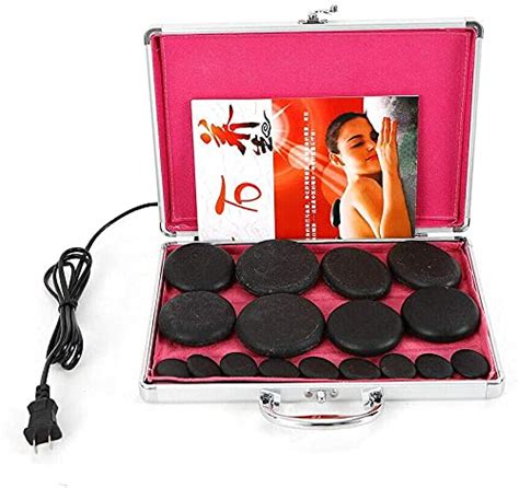 Getmecraft Hot Massage Stones Pcs Electric Hot Stones Massage Set