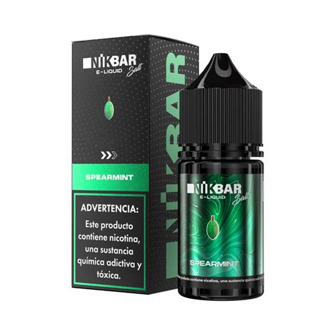 Nikbar Salt Ml Mg Spearmint Total Vape