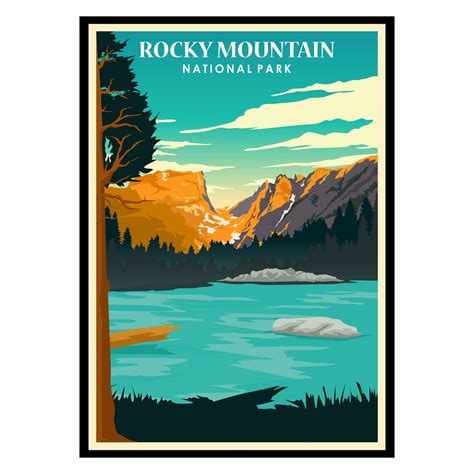 Rocky Mountain Poster In 2022 Most Visited National Parks Rocky