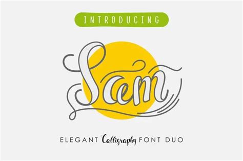 Sam Script Font - Dafont Free