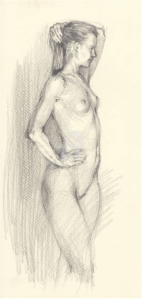 Perfect Naked Woman Body Desenho Por Samira Yanushkova Artmajeur