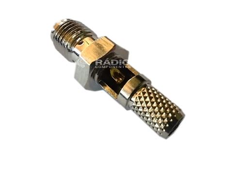 Conector Sma Fêmea Pino Fixo Crimpar Rg58 3220 RADIOCOMPONENTES