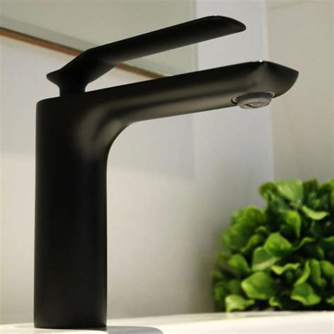 Jual Kran Wastafel Hitam Doff Minimalis Hot Cold Keran Panas Dingin Black Jakarta Barat
