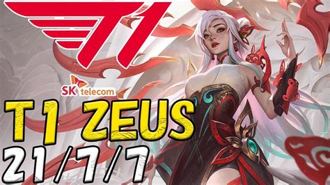 T Zeus Irelia Vs Jayce Top Patch Kr Rank Youtube