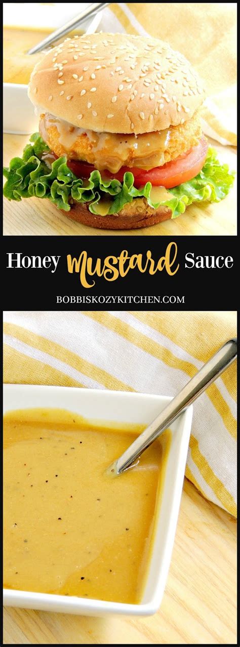 Honey Mustard Sauce Bobbi S Kozy Kitchen