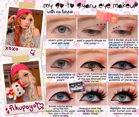 Gyaru Eye Makeup Tutorial