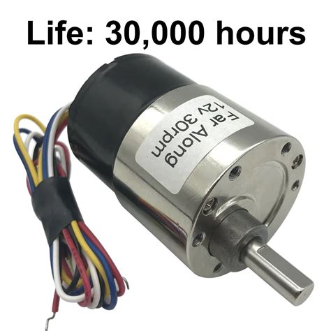 Long Life Brushless DC Gear Motor High Torque 12V 24V Slow Low Speed 5