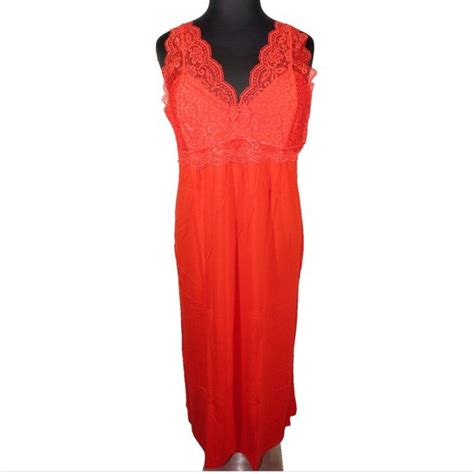 Avenue Intimates And Sleepwear Avenue Plus Size 2224 Sexy Red Lace