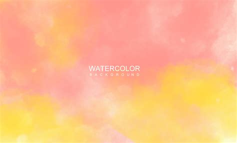 Yellow Peach Watercolor Background Graphic By Wavelabs · Creative Fabrica