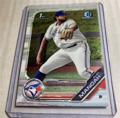 2019 Bowman Draft Chrome BDC 3 ALEK MANOAH 1st Bowman Chrome Rookie