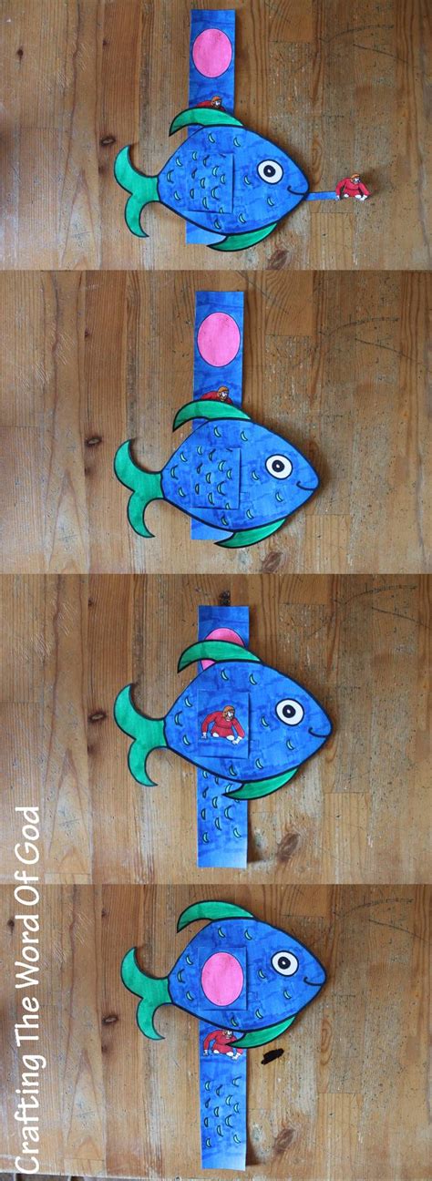 Jonah And The Giant Fish Kids Craft Jonah Go Fish