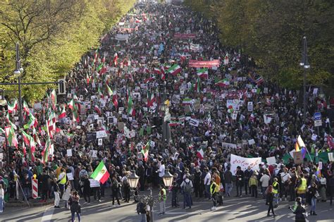 Protest Against Iranian Regime Draws Tens Of Thousands In Berlin The