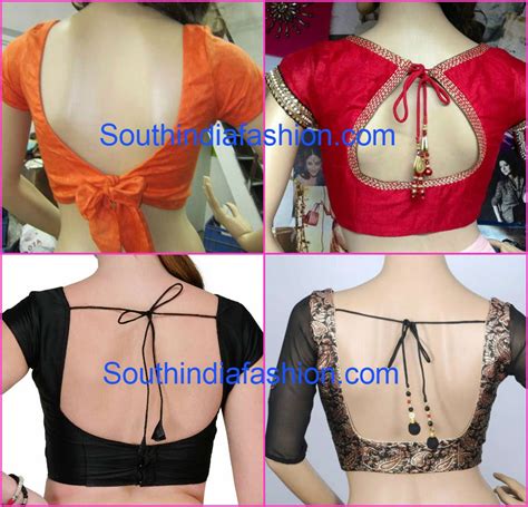 Blouse Back Neck Designs