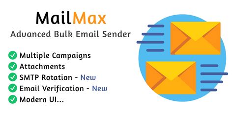 Mailmax Advanced Bulk Email Sender C By Mohammedbelkharraf Codester